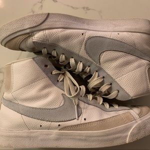 Nike blue and white Blazer shoes size 7